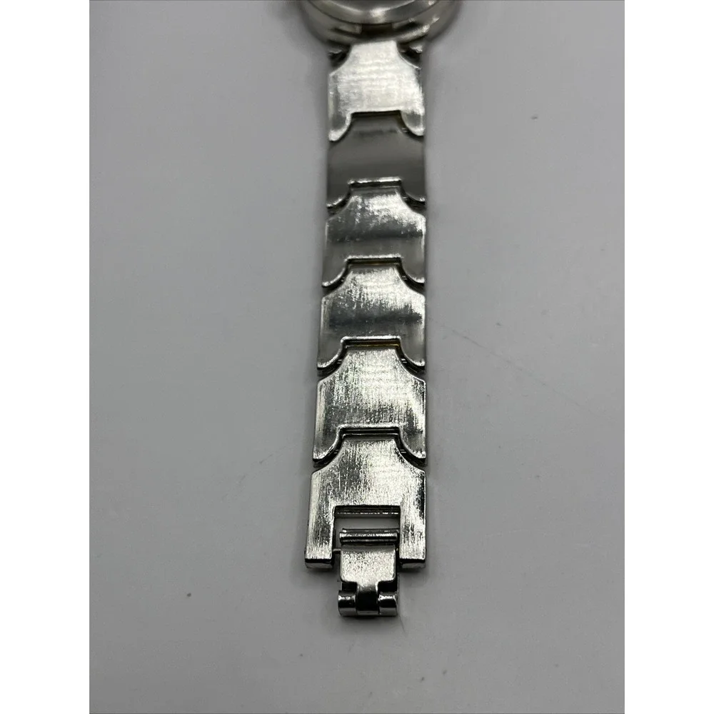 Blair‎ Women's Quartz Watch Two Tone Band Rhinetone Bezel- New Battery
